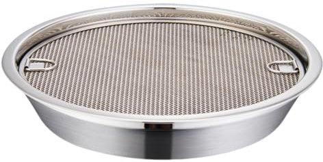 Rejilla para escurrir aceite para sartén | Colador de aceite para sartén | Cesta de drenaje de aceite de acero inoxidable, cesta de drenaje de aceite, rejilla de drenaje de cacerola, bandeja de drenaj