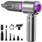 Aspirapolvere Manuale, 16000 Pa Potente Aspirapolvere a Mano, 4 in 1 Auto Aspirapolvere Potente Cordless per Auto Casa Pulizia con Ugelli Multipli e 2 Filtri, Mini Aspirapolvere Ricaricabile USB