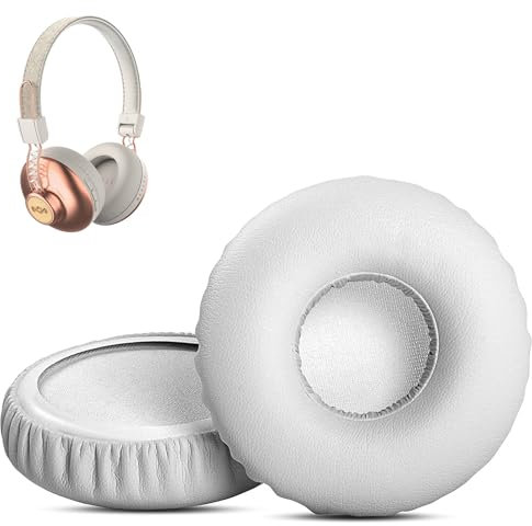 ACCOUTA Premium Replacement Earpads Cushions Compatible with House of Marley Positive Vibration 2 Wireless On-Ear Headphone Ear Pads with Softer Protein Leather and Memory Foam
