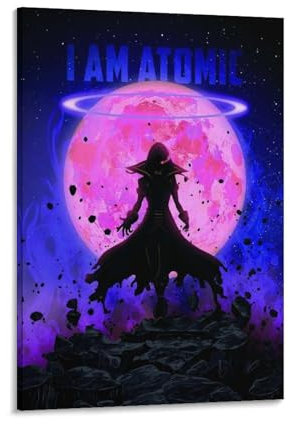 Generisch Anime-Bild, Motiv: The Eminence in Shadow, Wandkunst, Poster, Leinwand, 20 x 30 cm, für Wohnzimmer, Schlafzimmer, Büro, Badezimmer, Küche