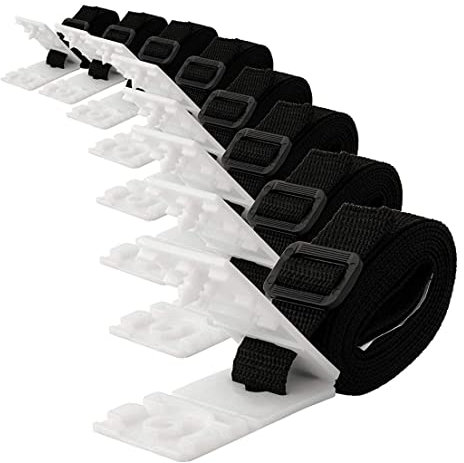 CNAFGBGG 8 Set Pool Solar Cover Fixage Kit Solar Cover Attachement Piscine Rouleau Rouleau Couvre-Mouche Ensemble Bouettes de Couverture Solaire Ensemble pour la Piscine au Sol