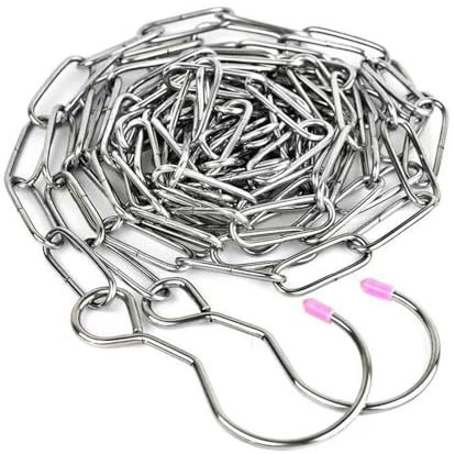 Lkw Ogechi 3M/4M/5M Wäscheleine aus Edelstahl, 3mm Wäscheleine Extra Stark mit 2 Haken für den Innen - und Außenbereich, Reißfest Wäscheleine ist Rost - und Korrosionsbeständig