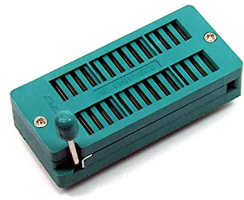 PQMEGA 1 pcs. x ZIF Socket 28 way 0.6/15.24mm (Width) #A1691