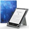MoKo Étui Universel pour 6 6.8 7 Kindle eReaders Fire Tablette - Kindle/Kobo/Voyaga/Lenovo/Sony Kindle E-Book E-Reader Tablette, Coque en PU avec Support Réglable et Dragonne, Étoile Bleue