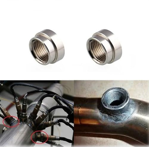 M18x1,5MM Lambdasonde Einschweißgewinde Gewinde Ring Lambda Sonde Mutter 2 Stück