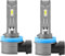 Mefluctuate Halogen Auto Lampen H11, 200% Helligkeit als Halogenlampen 6500K Kaltes Weiß,1:1 Mini-Größe, 2 Stück