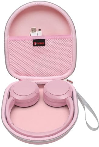 XANAD Funda para Sony WH-CH520N Auriculares Bluetooth inalámbricos (Rosado)