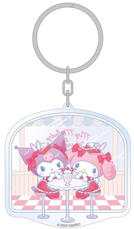 Hello Kitty & Friends American Diner Pendant Keychain 6 cm