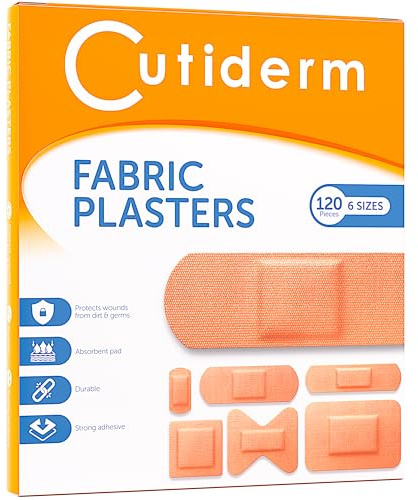 Cutiderm Fabric Plasters Assorted - Pack of 120