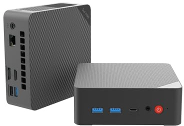 QAZIPO Mini PC, AMD Ryzen 5 3500U (Beats N150/N97), 16GB RAM 512GB SSD, Windows 11 Desktop Computers Home Office Business Students, Type-C PD, 4K Triple Display, HDMI, DP, WiFi, BT