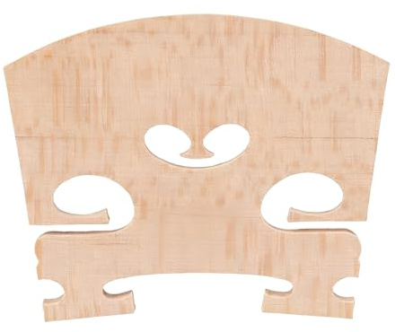VBSYUYQ 4/4 Violin Bridge, Maple Wood Pre-shaped for Full Size Violins | 4/4 full size violin bridge, solid maple wood pre-shaped, ready for standard fitting, string instrument replacement accessory