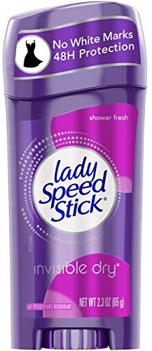 Lady Speed Stick Invisible Dry Antiperspirant & Deodorant, Shower Fresh - 2.3 OZ