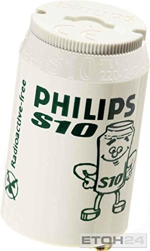Philips m286352 – Starter Leuchtstofflampe S-10 4 – 65 W, 1 Packung mit 25 Stück