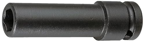 FACOM 3/4 Impact Socket Spanner Hexagonal Long SW 35 mm, Pack of 1, NK.35LA