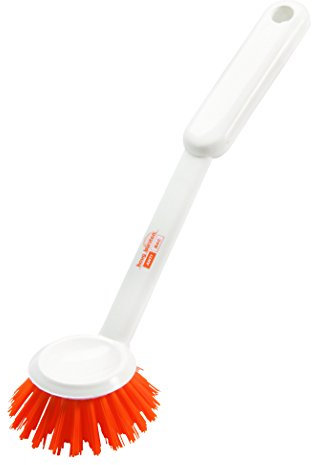 haug bürsten - Anti Bac Stielbürste - Größe: 260 x 72 x 35 mm - antibakteriell, hitzebeständig -20 bis 140 °C - lebensmittelkonform nach HACCP - für Küche, Industrie & Reinigung - Made in Germany