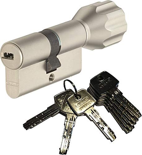 ABUS EC550 Profil-Knaufzylinder Länge Z55/K40mm 8 Schlüssel