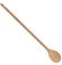 Bütic Grande cuillère de cuisine en bois ovale, Bois, 50cm lang