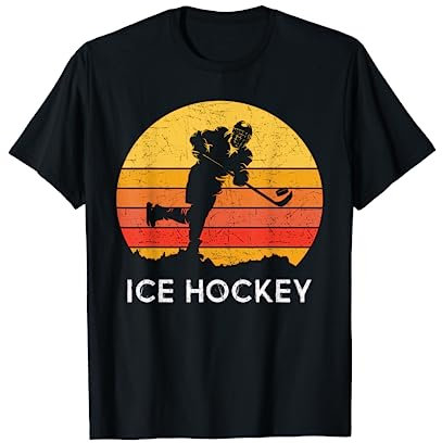 Eishockey Spieler Vintage Ice Hockey Retro Hockey T-Shirt T-Shirt
