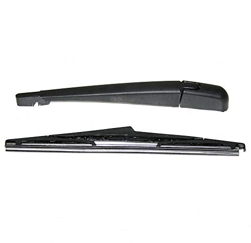Rear Wiper Arm Blade Windscreen Windshield Set Compatible with Vauxhall Astra H MK5 2003-2009 Compatible with Vauxhall Corsa E 2014-2019 Compatible with Renault Scenic MK3 2009-2016
