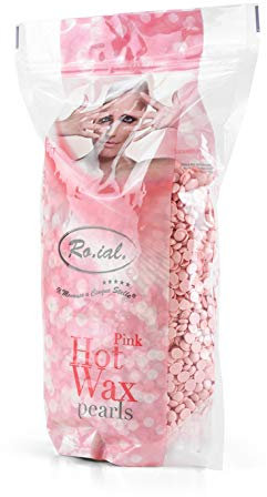 Ro.ial. Rosa Warmwachsperlen 800 g Premium Wachsperlen zur Haarentfernung – Professionelles Heißwachs für Waxing, Körper & Gesicht – Made in Italy