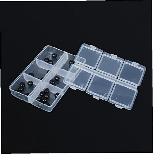 TOSSPER Pille Organizer Kunststoff Transparent Medizin Box Tablet Dispenser Aufbewahrungskoffer Tragbare Reise Box Für Vitamine Fischöle Medizin