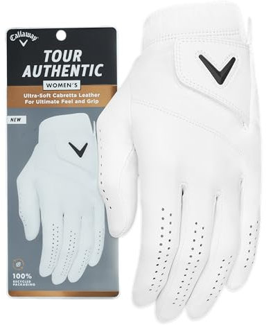 Callaway Golf Tour Authentic Damen-Golfhandschuh (Serie 2022), Weiß, S