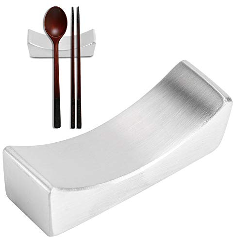 Poggiabacchette in acciaio inox 304 Poggiacoltelli Portabacchette antiaderente, portabacchette, per bacchette, forchette, coltelli facili da pulire