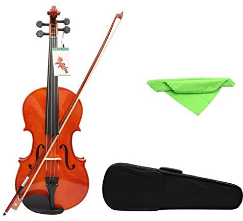 Violine 4/4 Vollgröße Klassische Feige Fichte Topboard-Palisander-Griffbrett Mit Tragetasche Rosin-Reinigungstuch