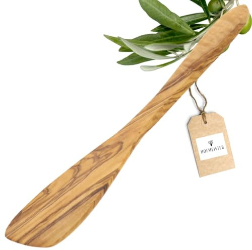 HOFMEISTER® Pfannenwender, aus Olivenholz, Wender aus Olive, auffällige Maserung, 29 cm