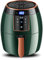 REJOON Freidora de Aire Ninja Freidora de Aire Freidora de Aire Horno Hogar Gran Capacidad Papas Fritas Freidora electromecánica (5.5L) (Color : Green, Size : A)