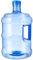 BESPORTBLE Bottiglia d'acqua 5L, contenitore dell'acqua con tappi a vite, contenitore di acqua minerale in plastica portatile riutilizzabile per campeggio all'aperto, addensare