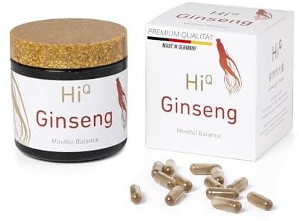 Einziger nachhaltiger Ginseng, ultrarein 0% Pestizide, 100 vegane Kapseln (3-Monatskur), roter hochdosierter koreanischer Panax Ginseng, laborgeprüfte Qualität, histaminarm, ohne künstliche Zusätze