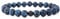 Akitsune Globae Perlen-Armband | Armschmuck Damen Herren Beads - Marmor Blau - 18cm