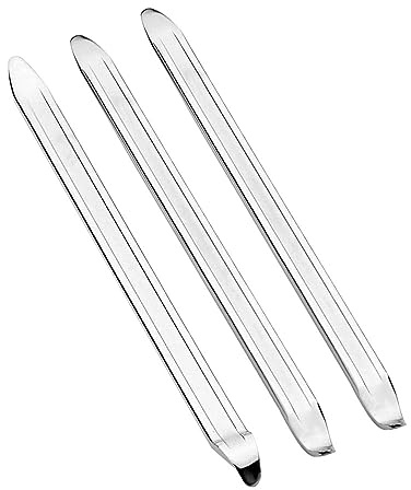 LATRAT 3 Stücke 25 cm Silber Montiereisen, Reifenhebel Reifenentferner Reifenmontage Werkzeug für Installation Oder Reparatur von Fahrrädern Motorrädern Autos