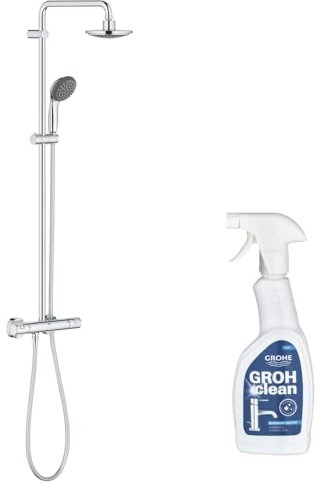 Colonne de douche Grohe Vitalio Start System 160 avec nettoyant robinetterie Grohe GrohClean