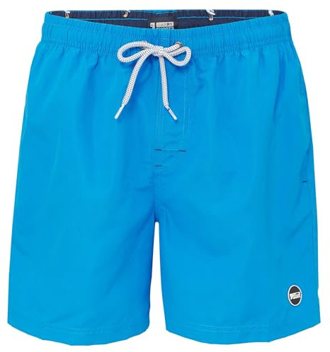 Happy Shorts Herren Badeshorts Strandshorts Short Blau S - XXL, Farbe:blau, Grösse:S