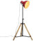 vidaXL Lampadaire 25 W rouge délavé 75x75x90-150 cm E27