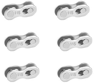 HOUSON 6 pieces bicycle chain links, bicycle chain chain lock missing bicycle link quick coupling bicycle chain link connector for 11 speed chain