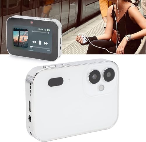 64MP Touch Screen Digital Camera, CCD CMOS Lens Combo HD Video Camera with 32GB Card 18X Zoom, Compact Vlog Camera for Kids Teens Adults, Solar Charger Support