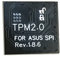 Fossthiroy TPM 2.0 VerschlüSselung Sicherheitsmodul Fernbedienung Karte 14 Pin SPI TPM2.0 Sicherheitsmodul für Hauptplatine