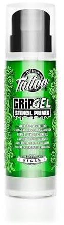 Believa Tattoo Grip Gel - Veganer Stencil Primer, 250ml - Perfekte Haftung für Tattoo Schablonen, hautfreundlich und langanhaltend