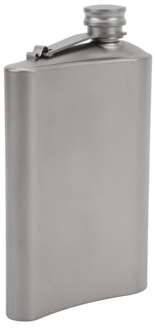 Botella de Agua, Frasco de Licor Portátil con Tapa a Prueba de Fugas Ti para Senderismo (200ML)