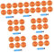 UPKOCH 7 Sets Aufblasbares Basketball Brettspiel Drohne Für Spielzeugautos Fernbedienung Für Aufblasbarer Basketball Hüpfburg Golfbälle Basketbälle Basketball PVC