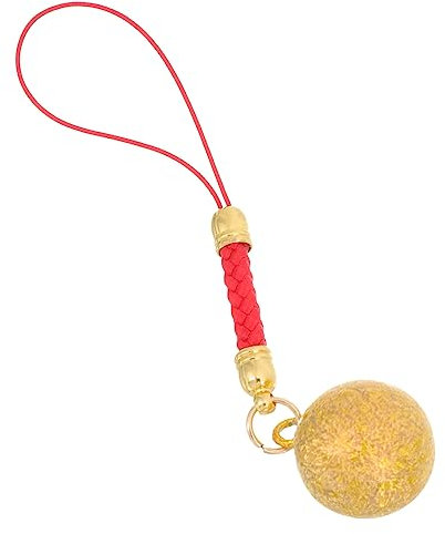 BEBEMOKO Klingendes Mobiltelefon Anhänger mit Glocken Design Dekorativer Schlüsselanhänger für Handys Einfach Anzubringen für Rucksäcke mit Band