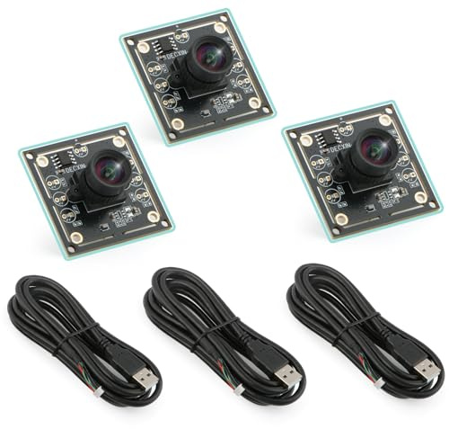 TGHongKy 3 Stück 100 Grad Kameramodul ov9732 Chip Kameramodul USB2.0 1280x720 Pixel 30fps Kameramodul für autodarts Dart Kamerasystem Gesichtserkennung Mit 2M Kabel XXX