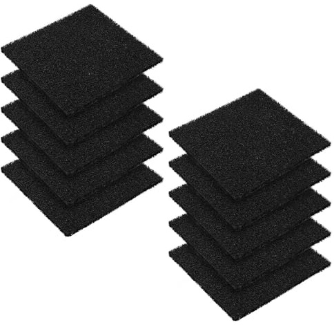 VIEVRE 10 Stücke Kohlefilter, Aktivkohlefilter, Carbon Filter, Komposteimer Küche Aktivkohlefilter, Katzenklo für Kompostbehälter Kohlefilter Biomülleimer