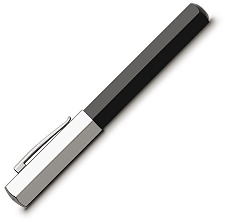 Faber-Castell Ondoro Precious Resin Fountain Pen Black