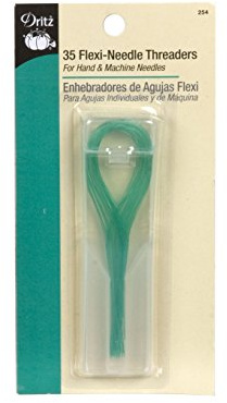 Dritz 35-Piece Flex i Needle Threaders, Acrylic, Multicolour, 14.47x7.11x1.01 cm