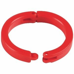 Laurel Ringbinder, 23 x 4.2 x 23 mm, SB-Beutel a 10 Stück, rot