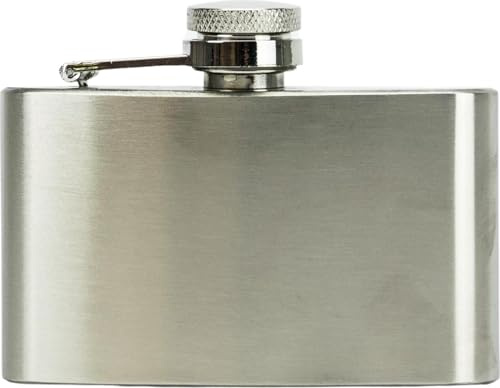 Flachmann chrom satiniert 3oz/90ml